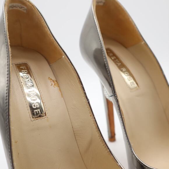 Freya Rose Aurora Chrome Disco Ball Reflective Pump Size 39 - Picture 12 of 14